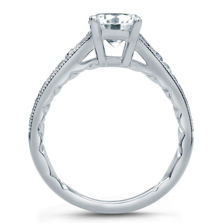 A.JAFFE Platinum Classic Engagement Ring ME2102Q
