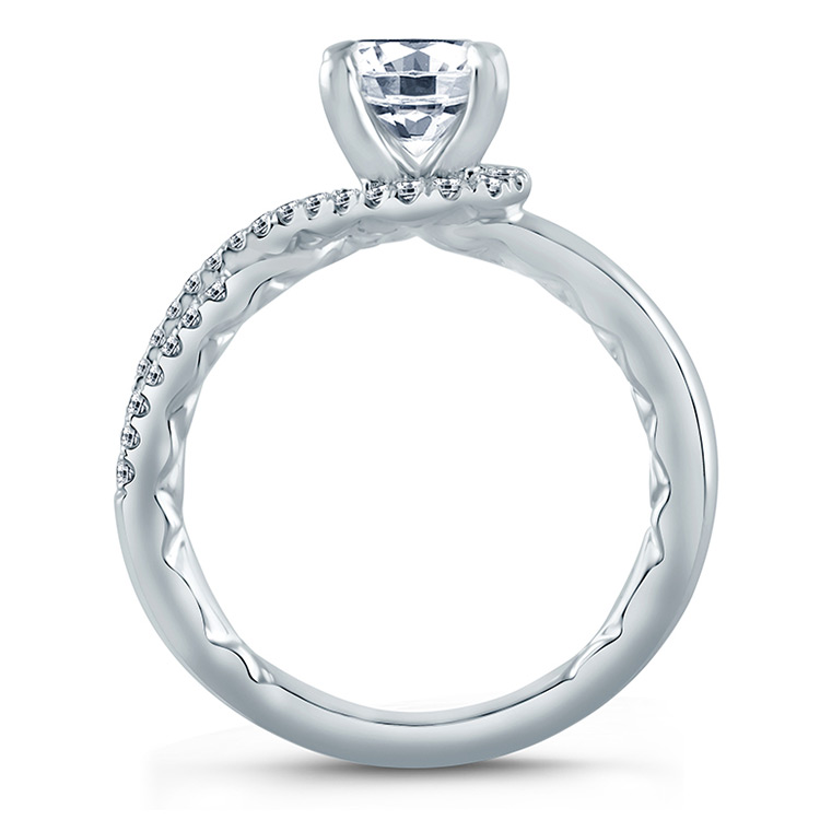 A.JAFFE Platinum Classic Engagement Ring ME2124Q