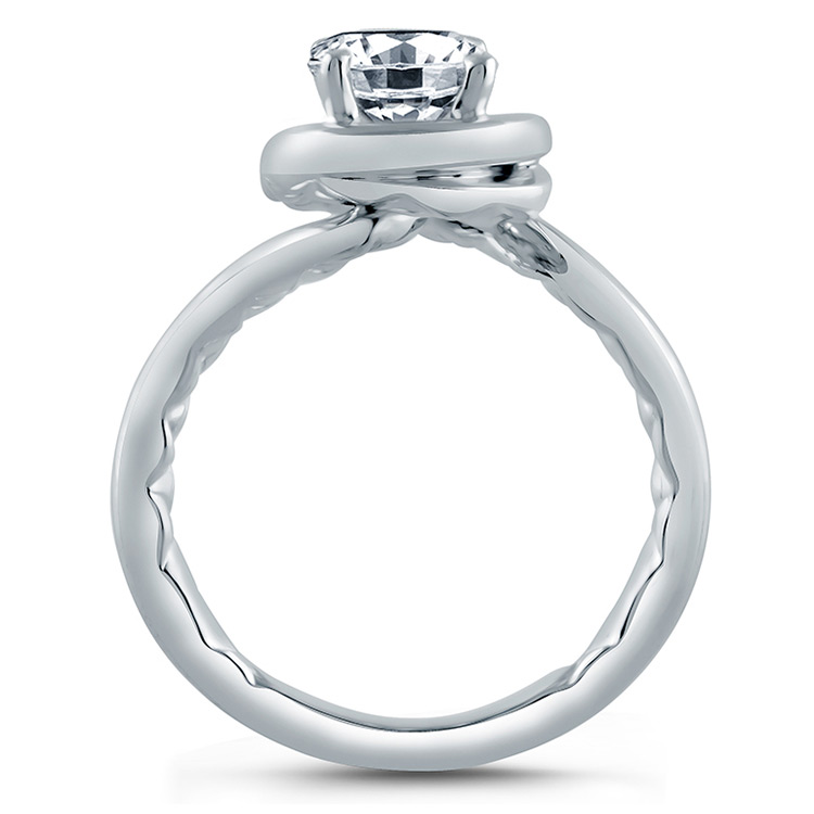 A.JAFFE Platinum Classic Engagement Ring ME2133Q Alternative View 1