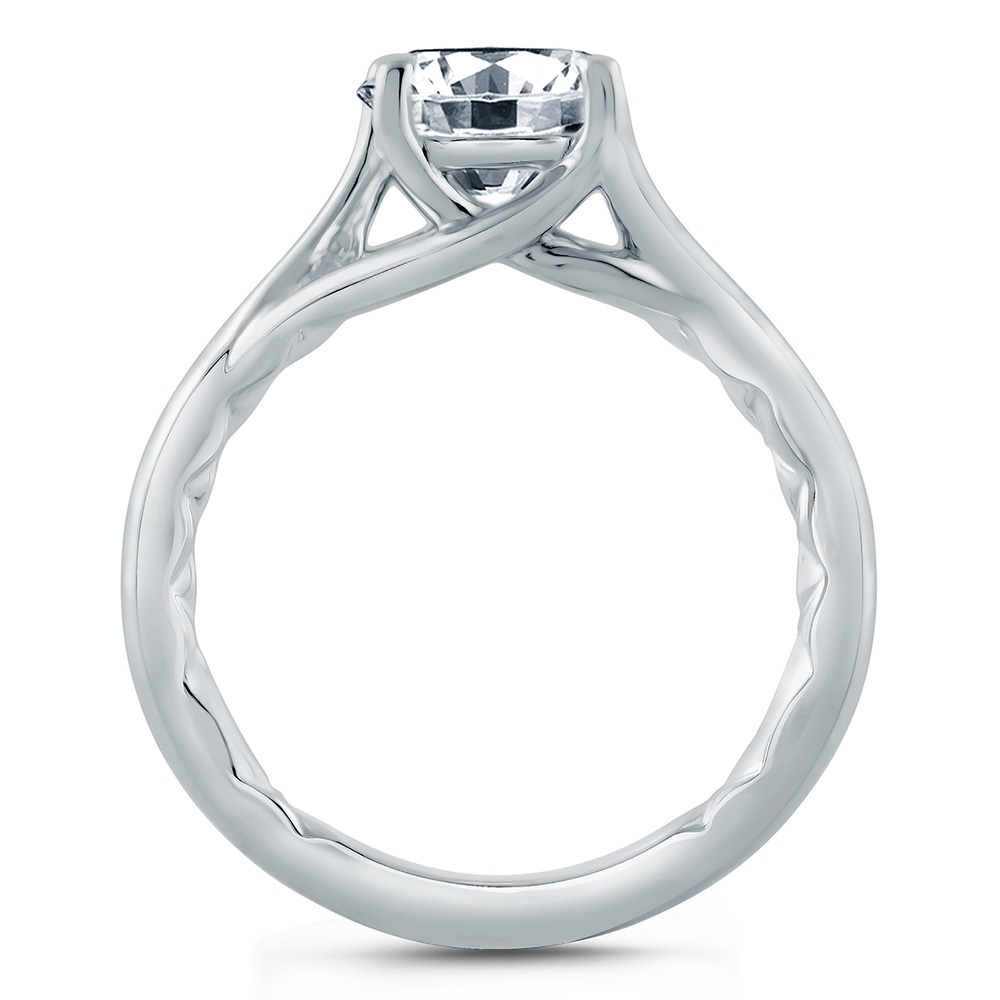A.JAFFE Platinum Classic Engagement Ring ME2157Q
