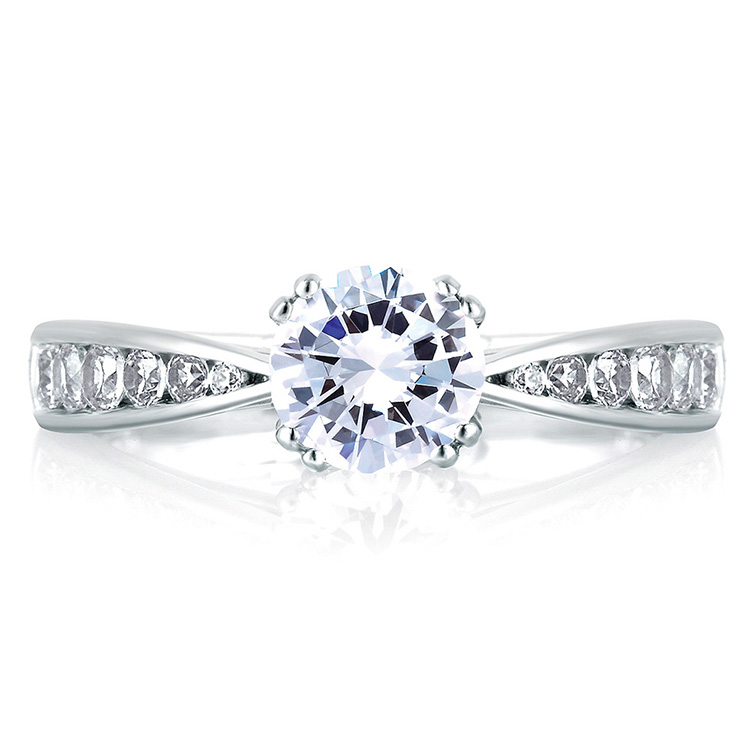 A Jaffe Platinum Signature Engagement Ring MES233