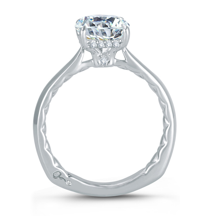 A.JAFFE Platinum Signature Engagement Ring MES760Q