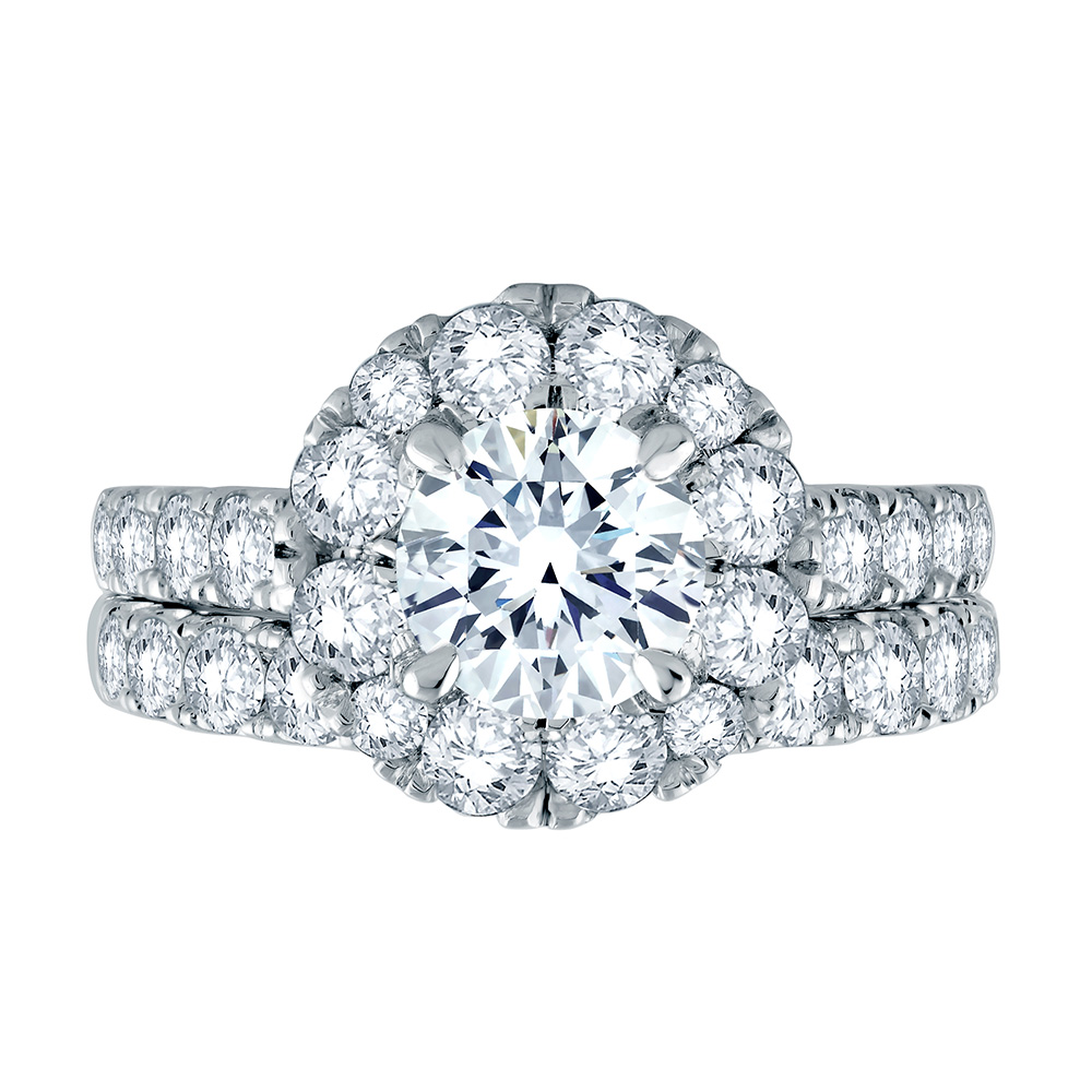 A.JAFFE 18 Karat Signature Diamond Wedding Ring MRS866