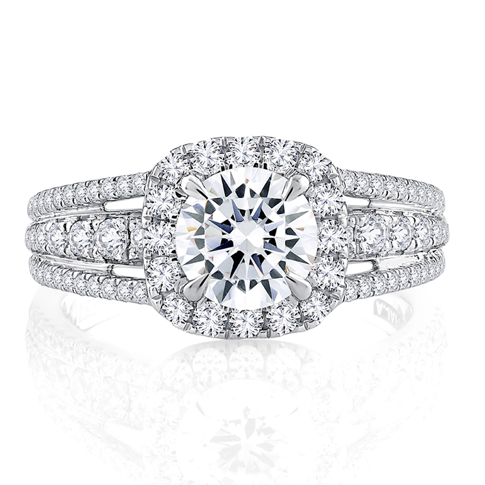 A.JAFFE Platinum Signature Engagement Ring MESRD2338