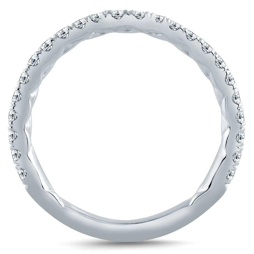 A.JAFFE 18 Karat Classic Diamond Wedding Ring MR1851Q