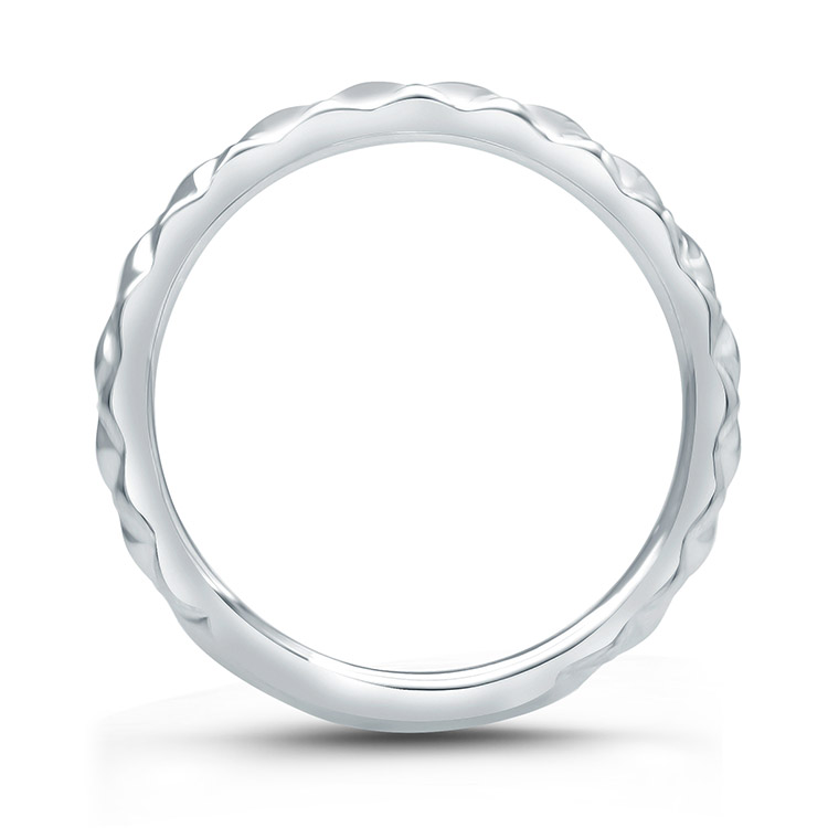 A.JAFFE Platinum Classic Wedding Ring MR2058