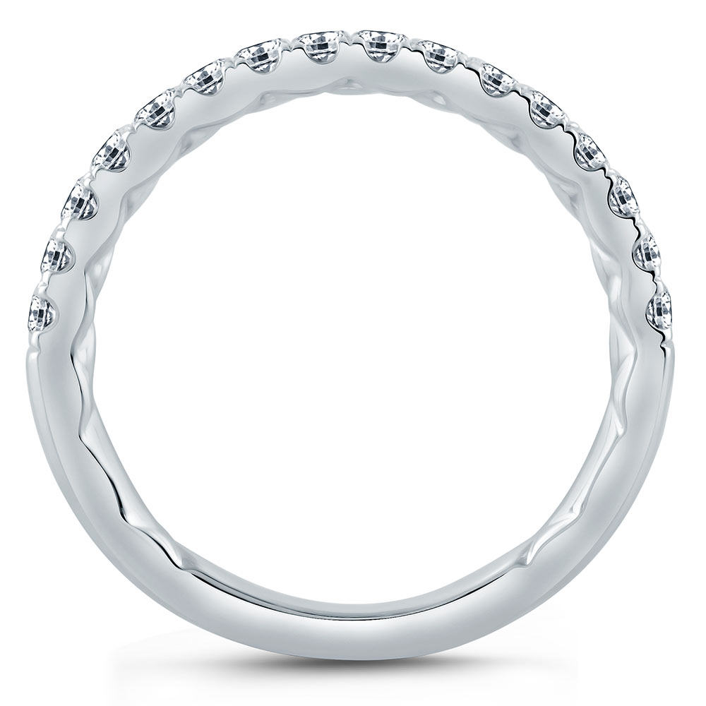 A.JAFFE 14 Karat Classic Diamond Wedding Ring MR2164Q