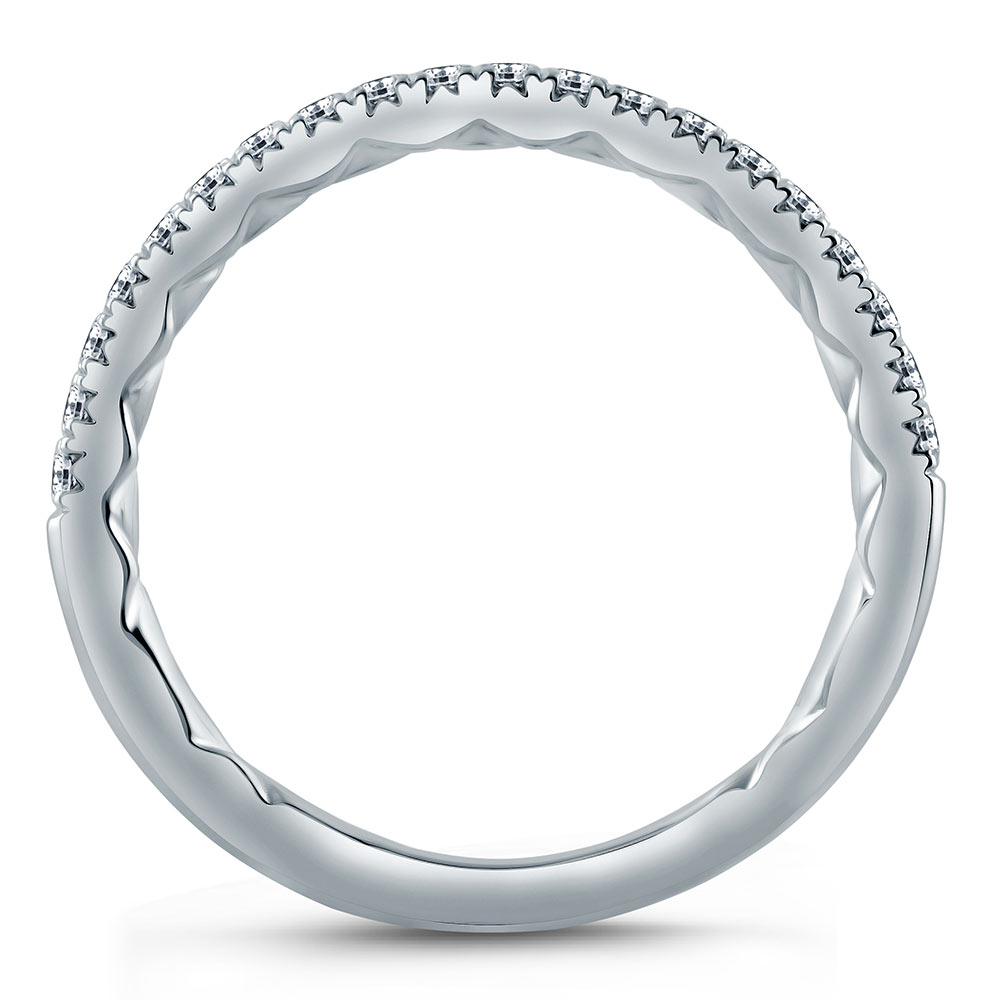 A.JAFFE 14 Karat Classic Diamond Wedding Ring MR2181Q