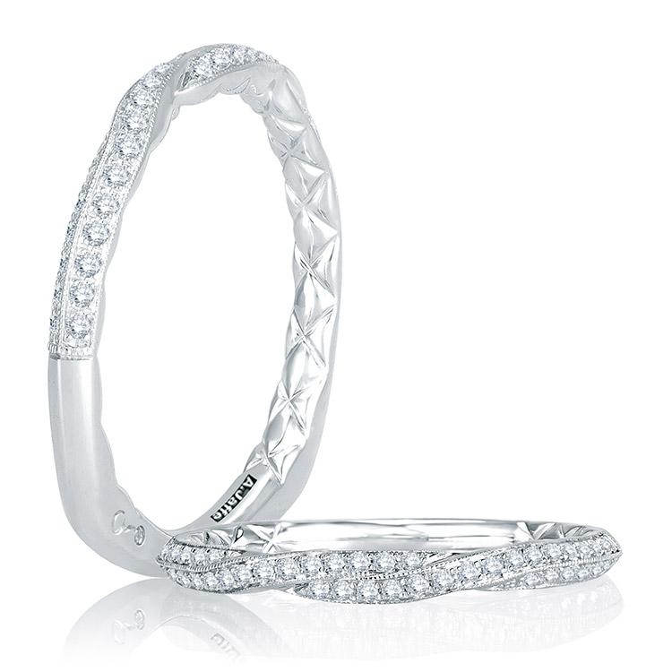 A.JAFFE 14 Karat Signature Diamond Wedding Ring MRS740Q