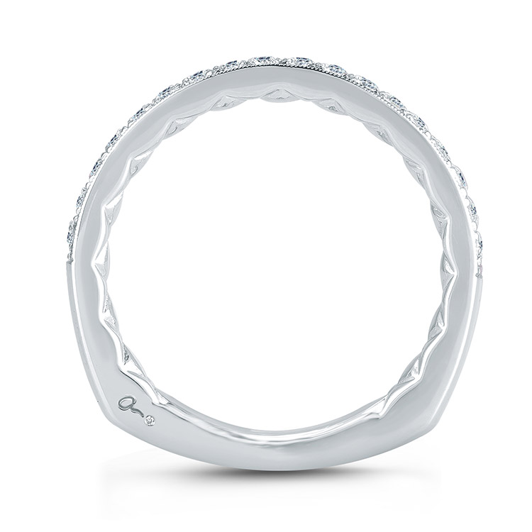 A.JAFFE 14 Karat Signature Diamond Wedding Ring MRS753Q