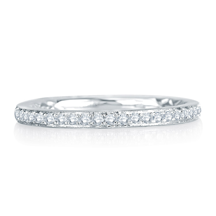 A.JAFFE 14 Karat Signature Diamond Wedding Ring MRS754Q