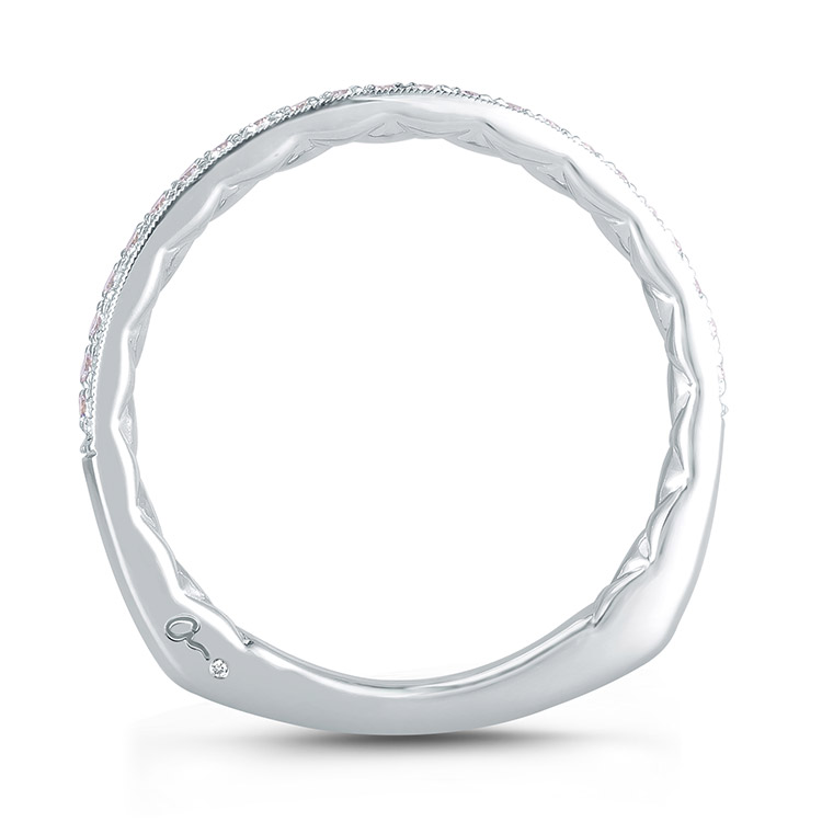 A.JAFFE 14 Karat Signature Diamond Wedding Ring MRS757Q