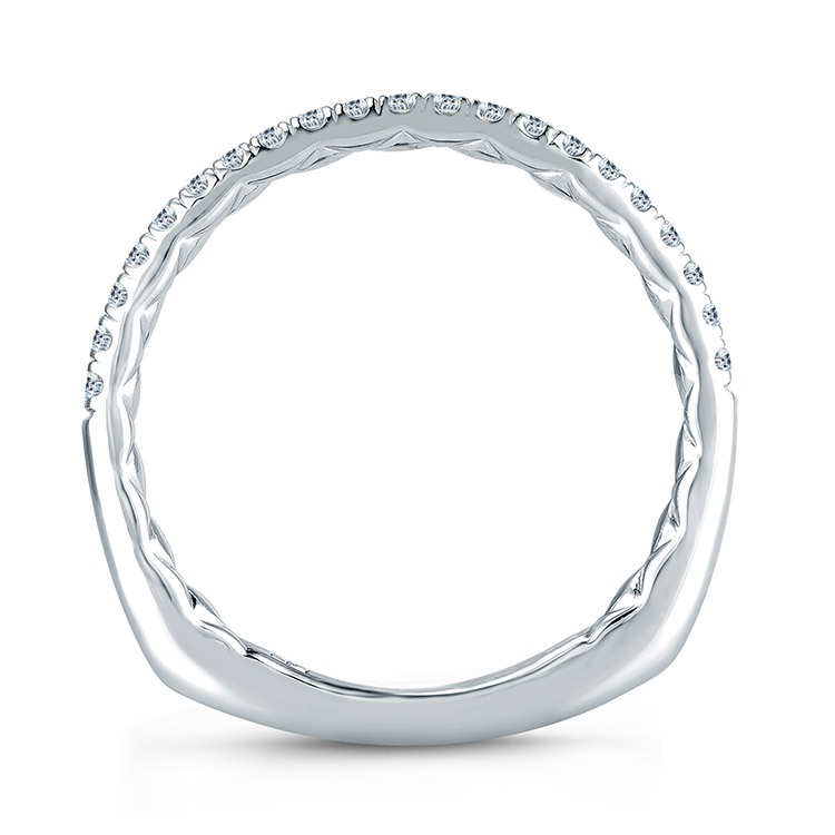 A.JAFFE Platinum Signature Diamond Wedding Ring MRS766Q