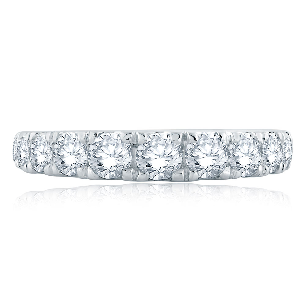 A.JAFFE 18 Karat Signature Diamond Wedding Ring MRS870 Alternative View 2