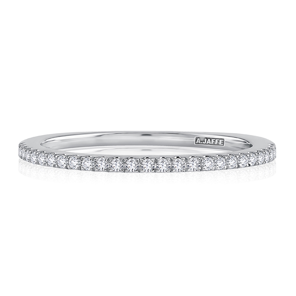 A.JAFFE 18 Karat Metropolitan Diamond Wedding Ring MRSRD2338
