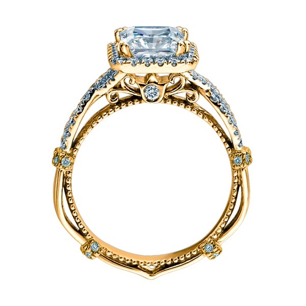 Verragio Parisian-DL106P Platinum Engagement Ring Alternative View 3
