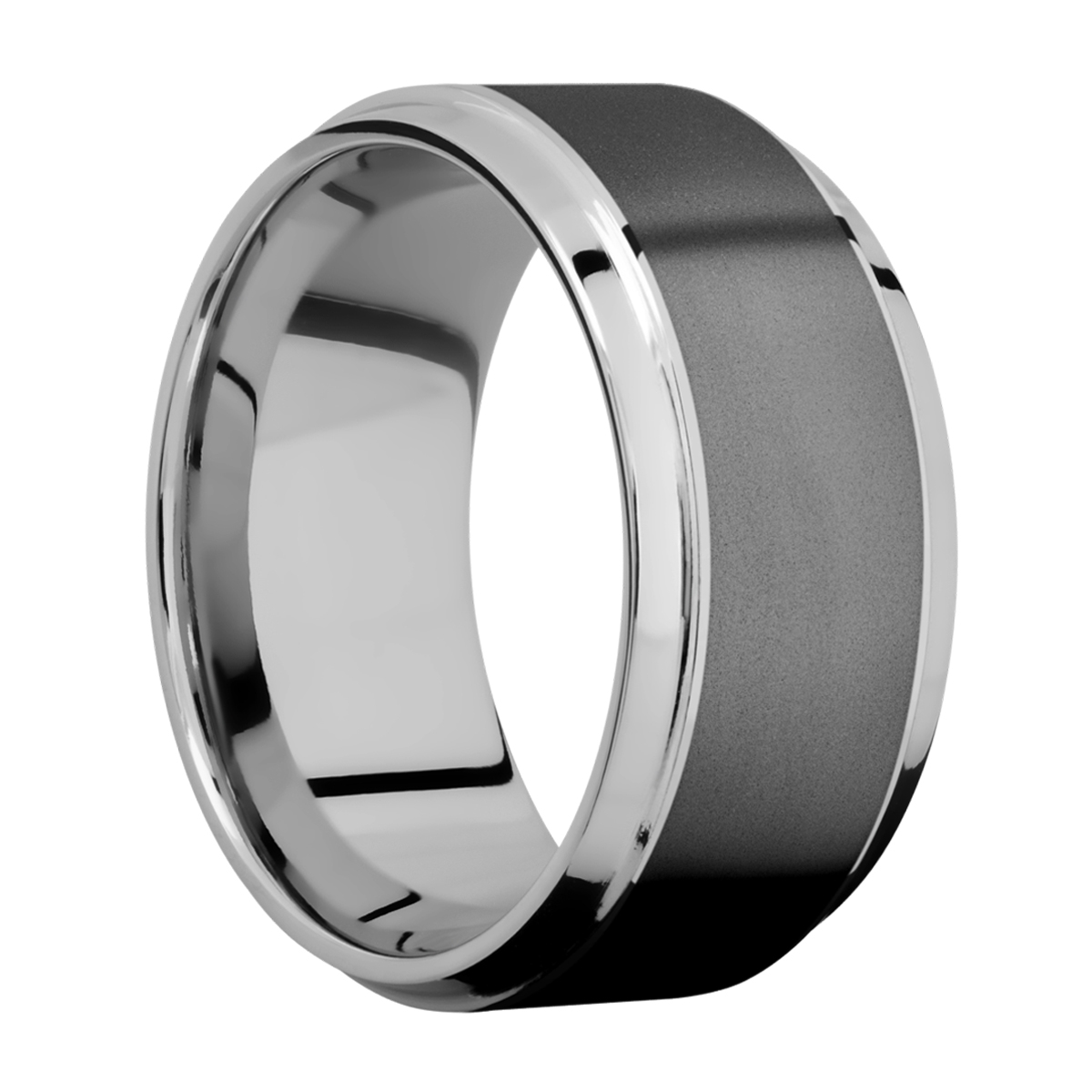 Lashbrook PF10B17(S)/ZIRCONIUM Titanium Wedding Ring or Band