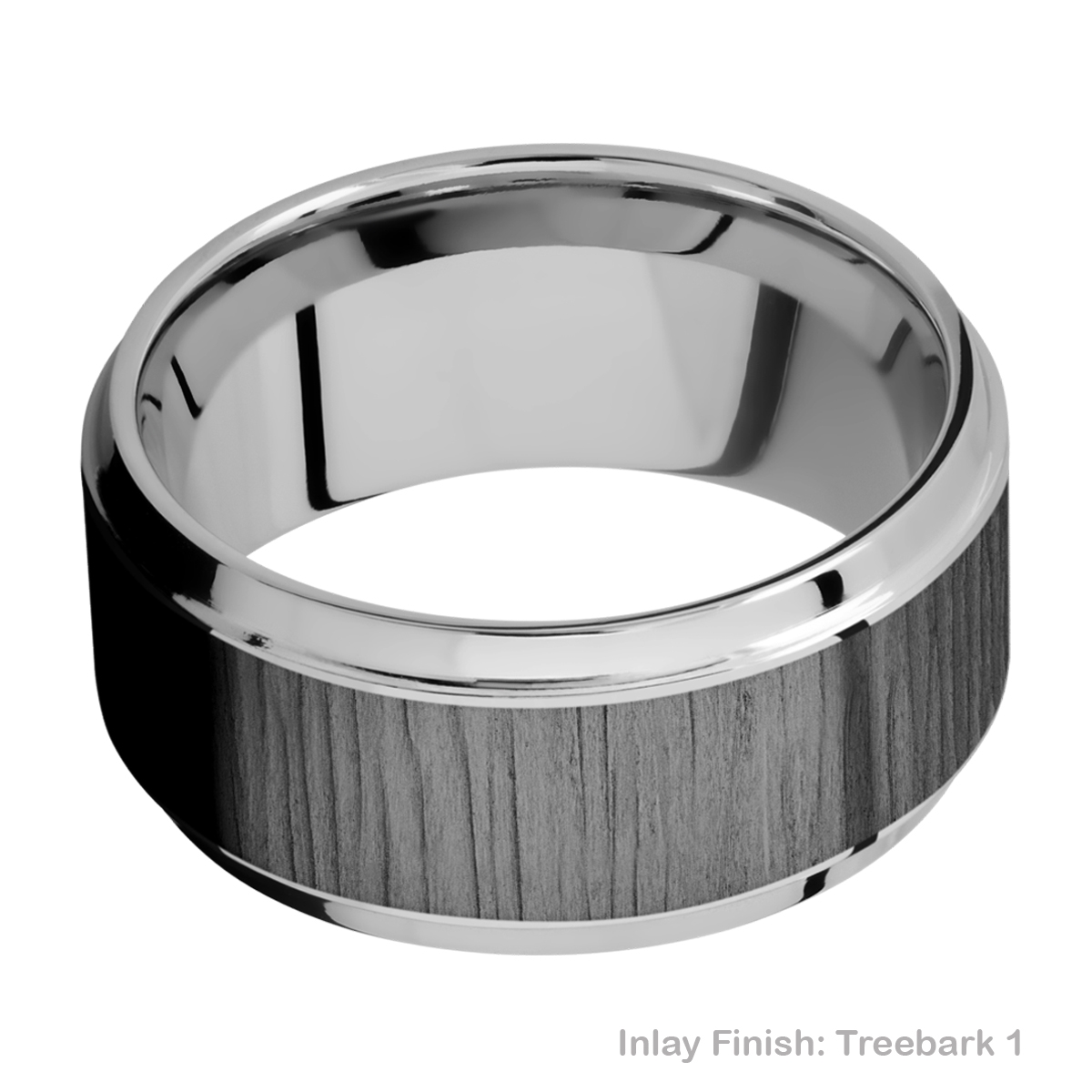 Lashbrook PF10B17(S)/ZIRCONIUM Titanium Wedding Ring or Band Alternative View 8