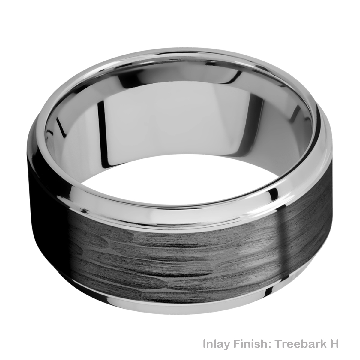 Lashbrook PF10B17(S)/ZIRCONIUM Titanium Wedding Ring or Band Alternative View 9
