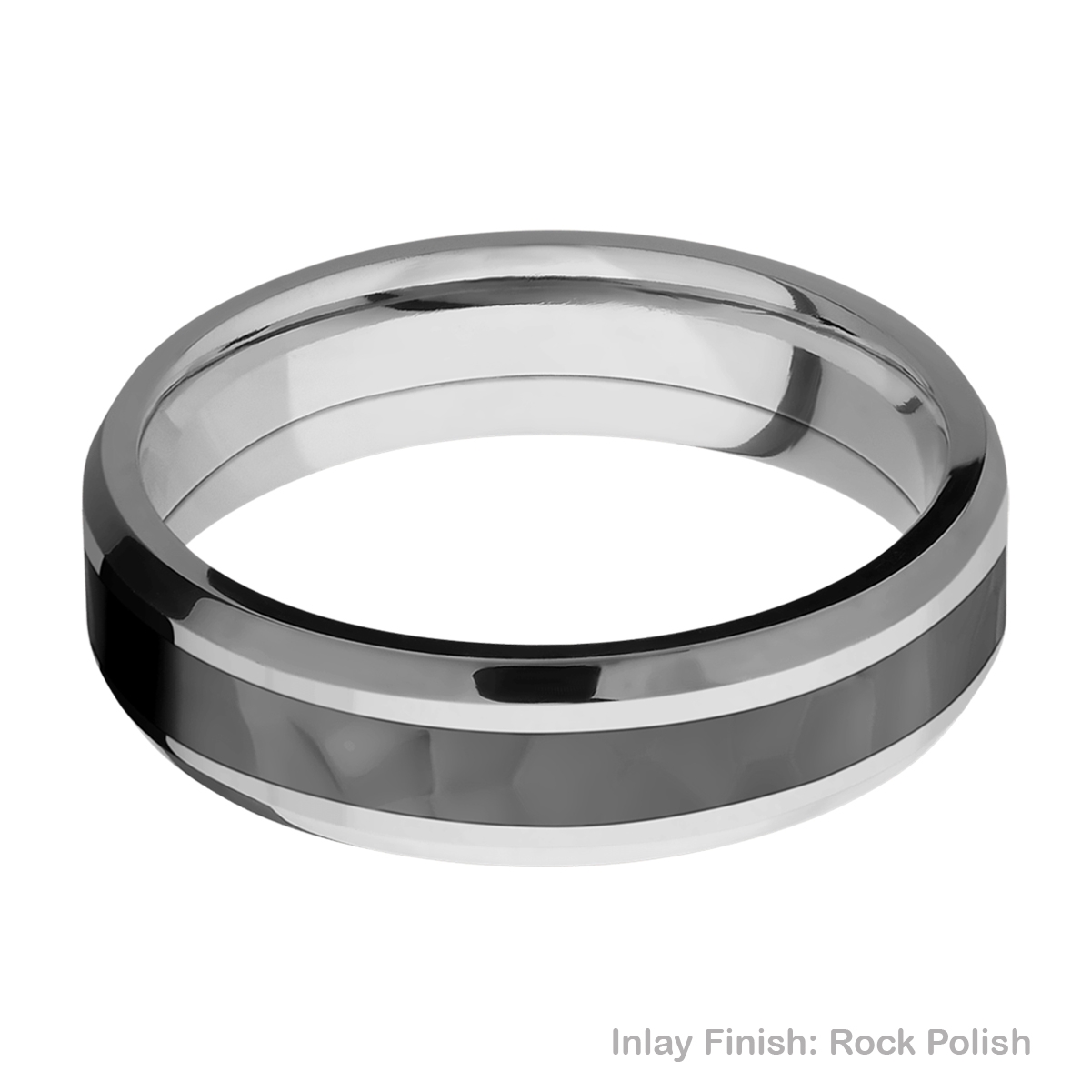 Lashbrook PF6B13(NS)/ZIRCONIUM Titanium Wedding Ring or Band Alternative View 13