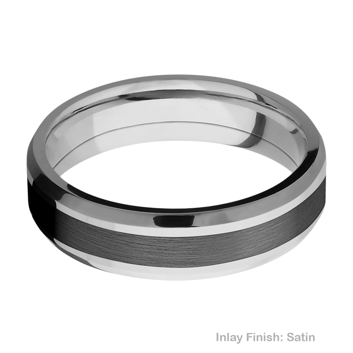 Lashbrook PF6B13(NS)/ZIRCONIUM Titanium Wedding Ring or Band