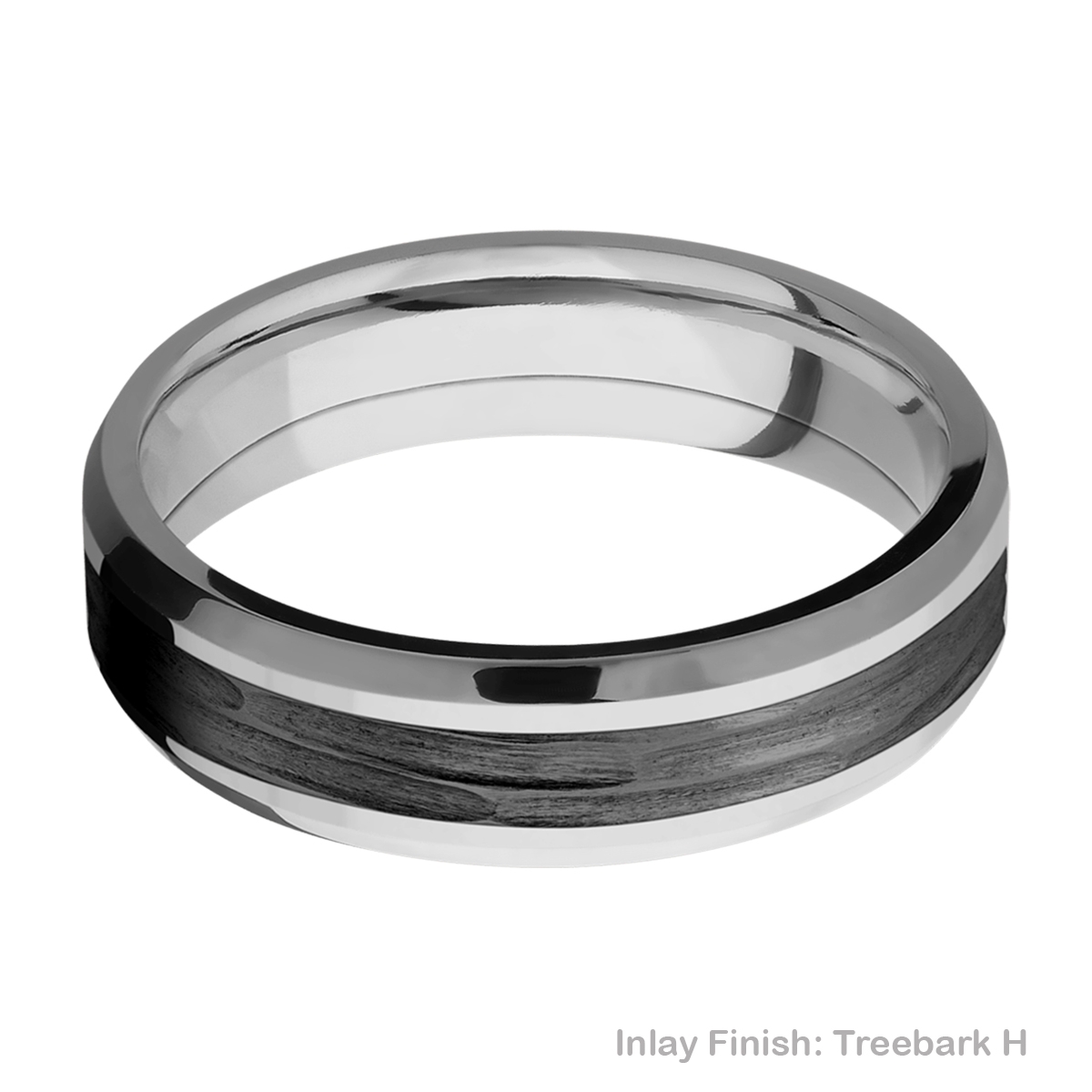 Lashbrook PF6B13(NS)/ZIRCONIUM Titanium Wedding Ring or Band Alternative View 9