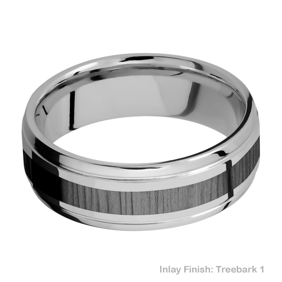 Lashbrook PF7B13(S)/ZIRCONIUM Titanium Wedding Ring or Band