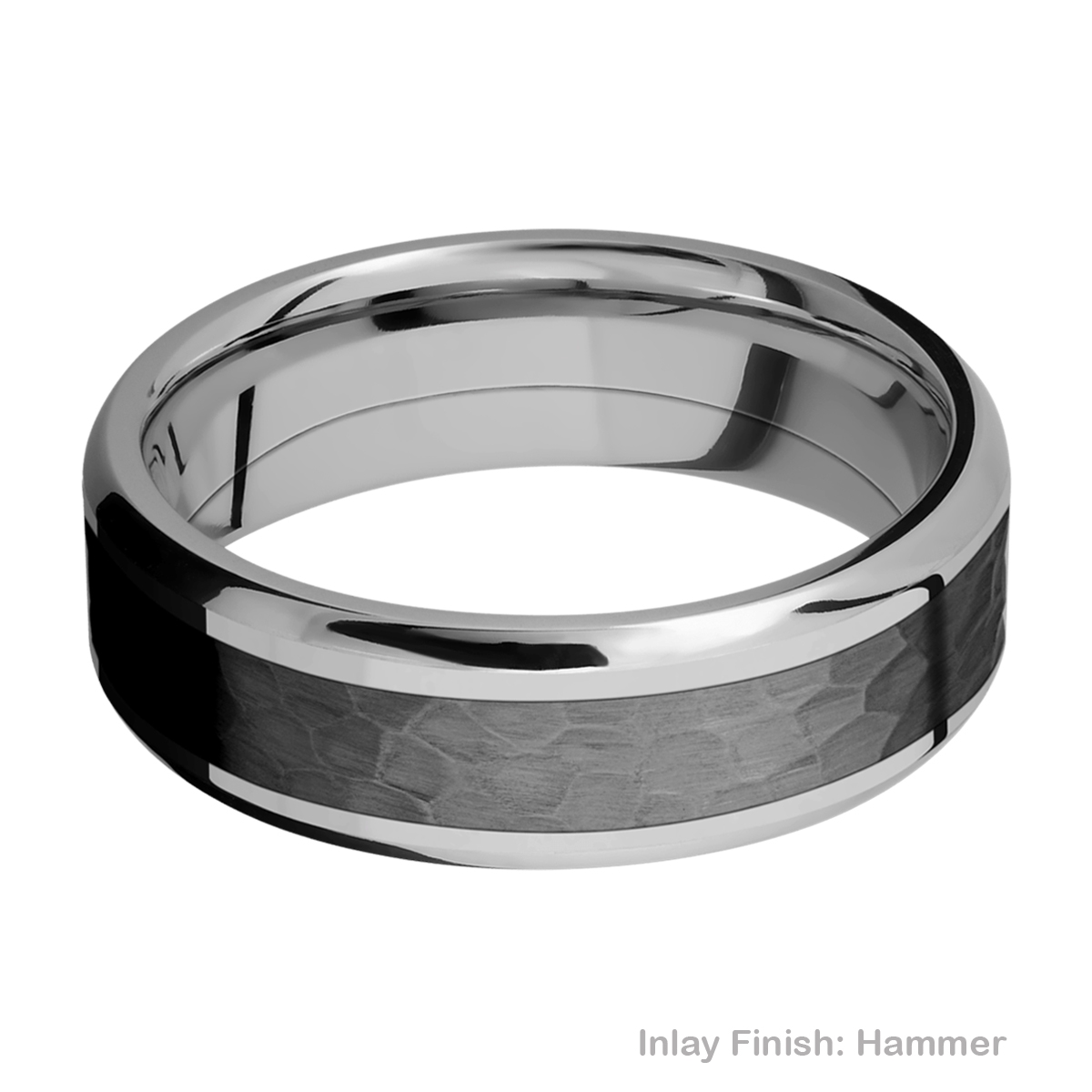 Lashbrook PF7B14(NS)/ZIRCONIUM Titanium Wedding Ring or Band Alternative View 7