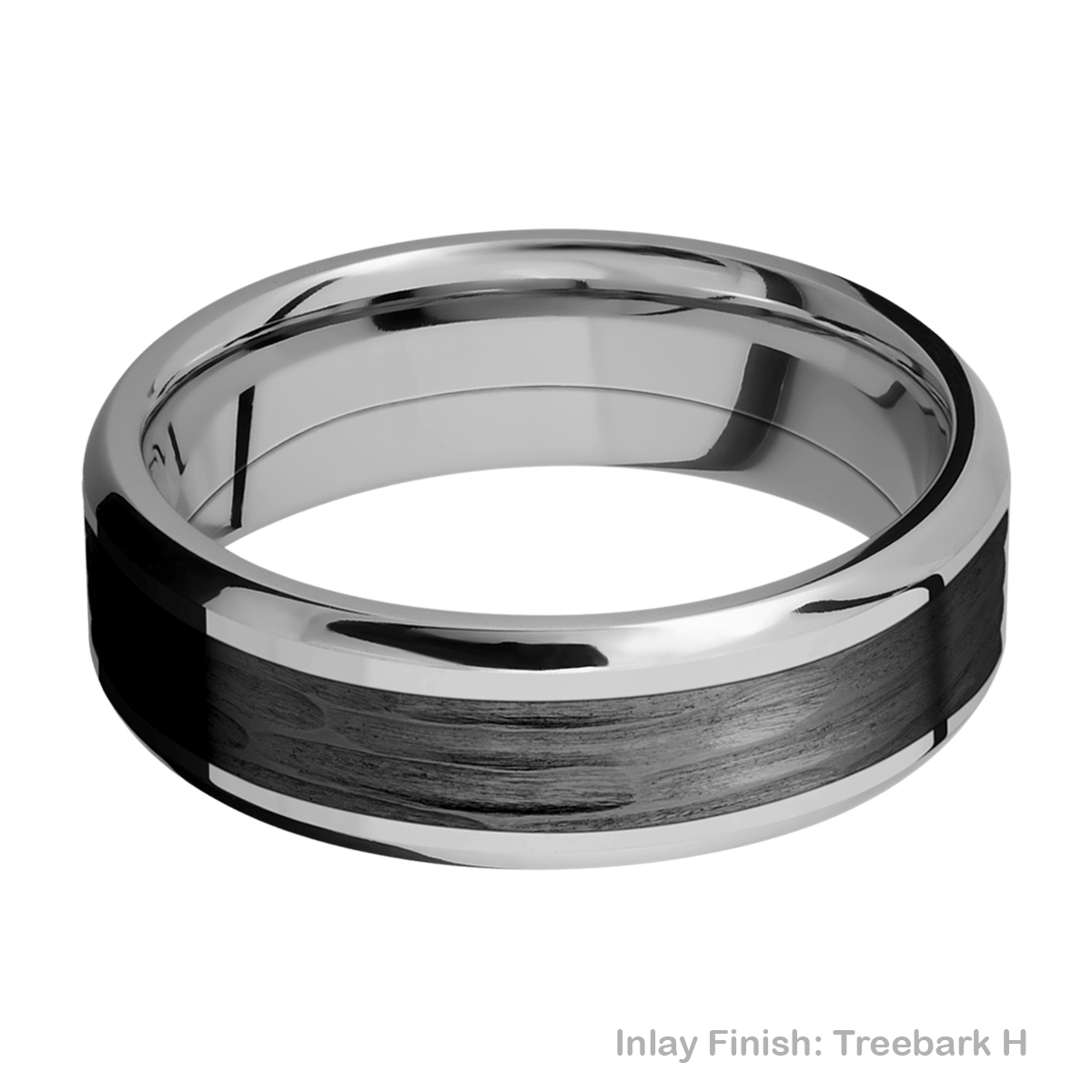 Lashbrook PF7B14(NS)/ZIRCONIUM Titanium Wedding Ring or Band Alternative View 9