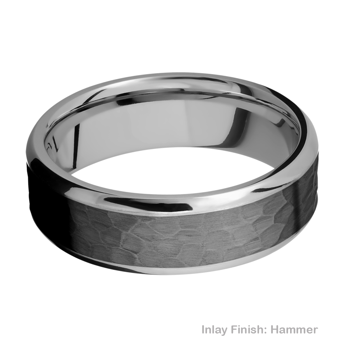 Lashbrook PF7B15(NS)/ZIRCONIUM Titanium Wedding Ring or Band