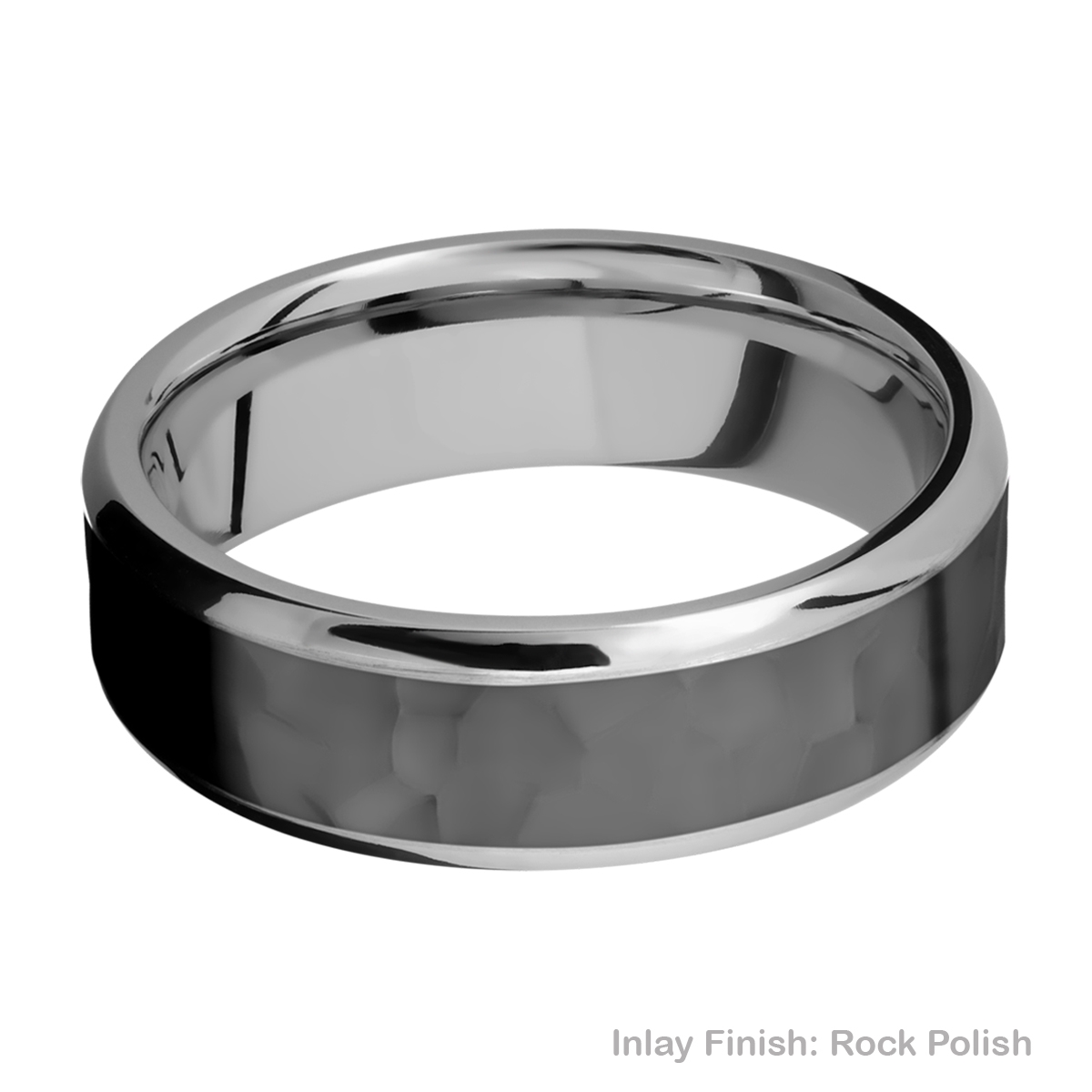 Lashbrook PF7B15(NS)/ZIRCONIUM Titanium Wedding Ring or Band
