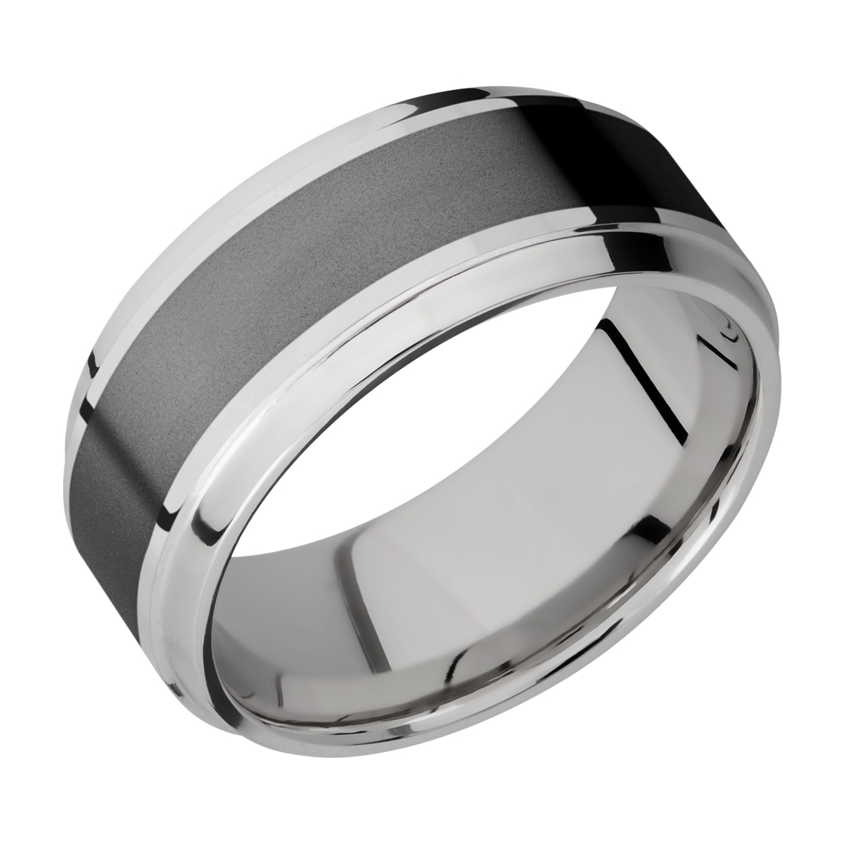 Lashbrook PF9B15(S)/ZIRCONIUM Titanium Wedding Ring or Band