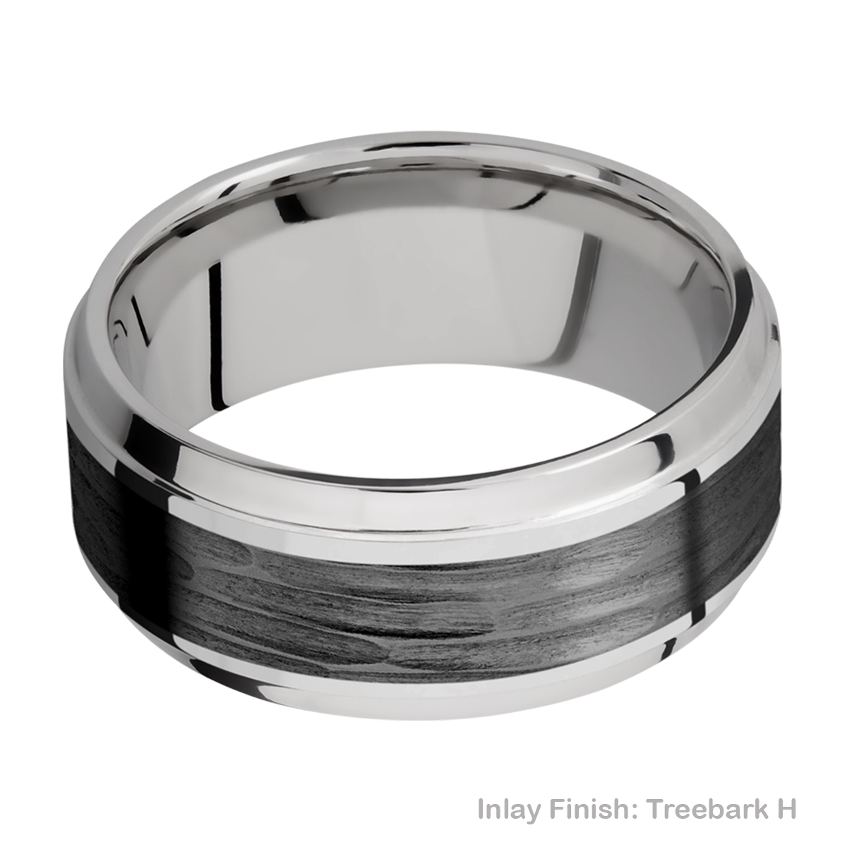 Lashbrook PF9B15(S)/ZIRCONIUM Titanium Wedding Ring or Band Alternative View 9