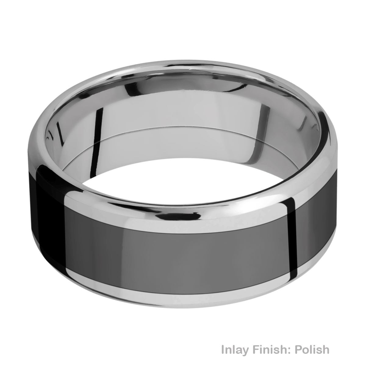 Lashbrook PF9B16(NS)/ZIRCONIUM Titanium Wedding Ring or Band
