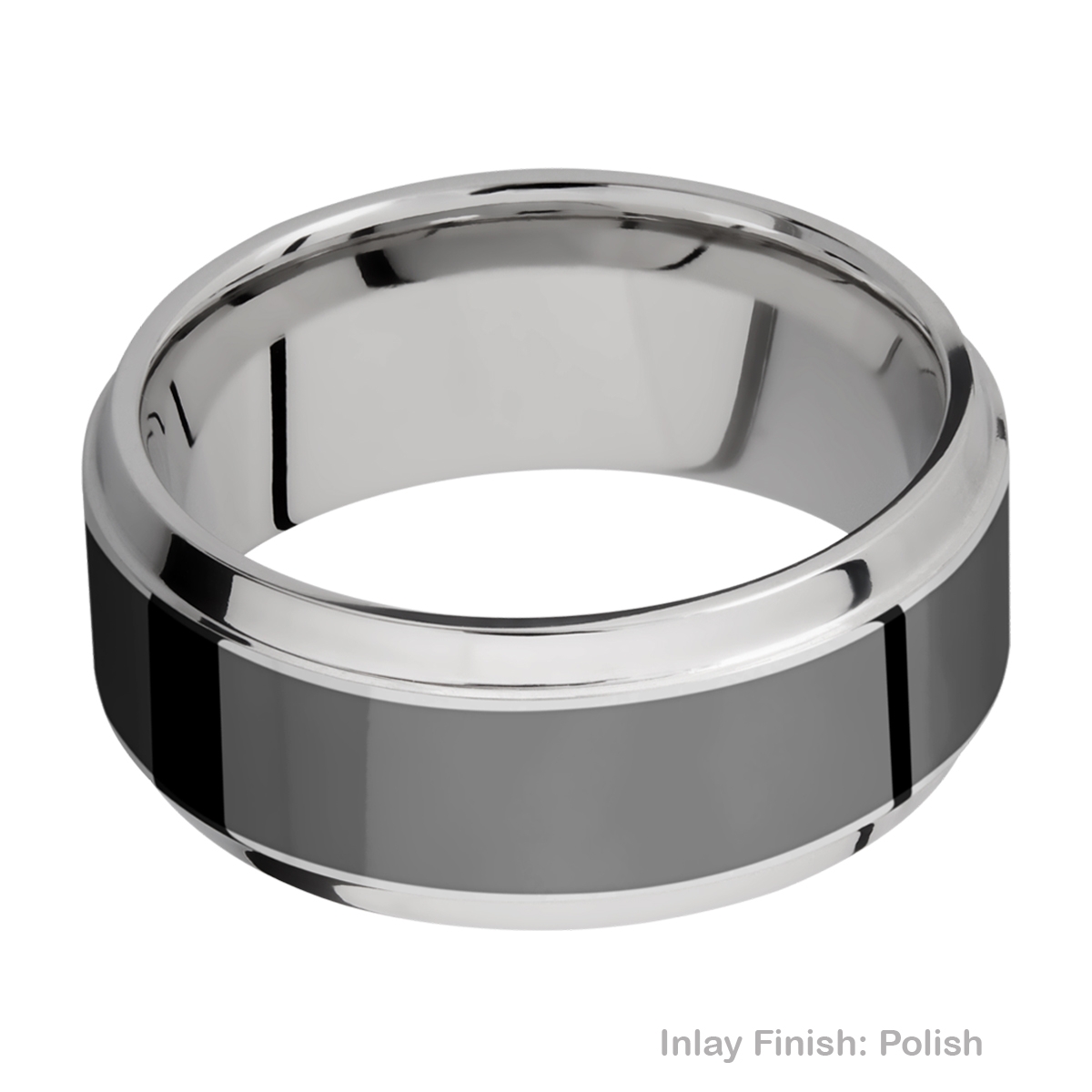 Lashbrook PF9B16(S)/ZIRCONIUM Titanium Wedding Ring or Band