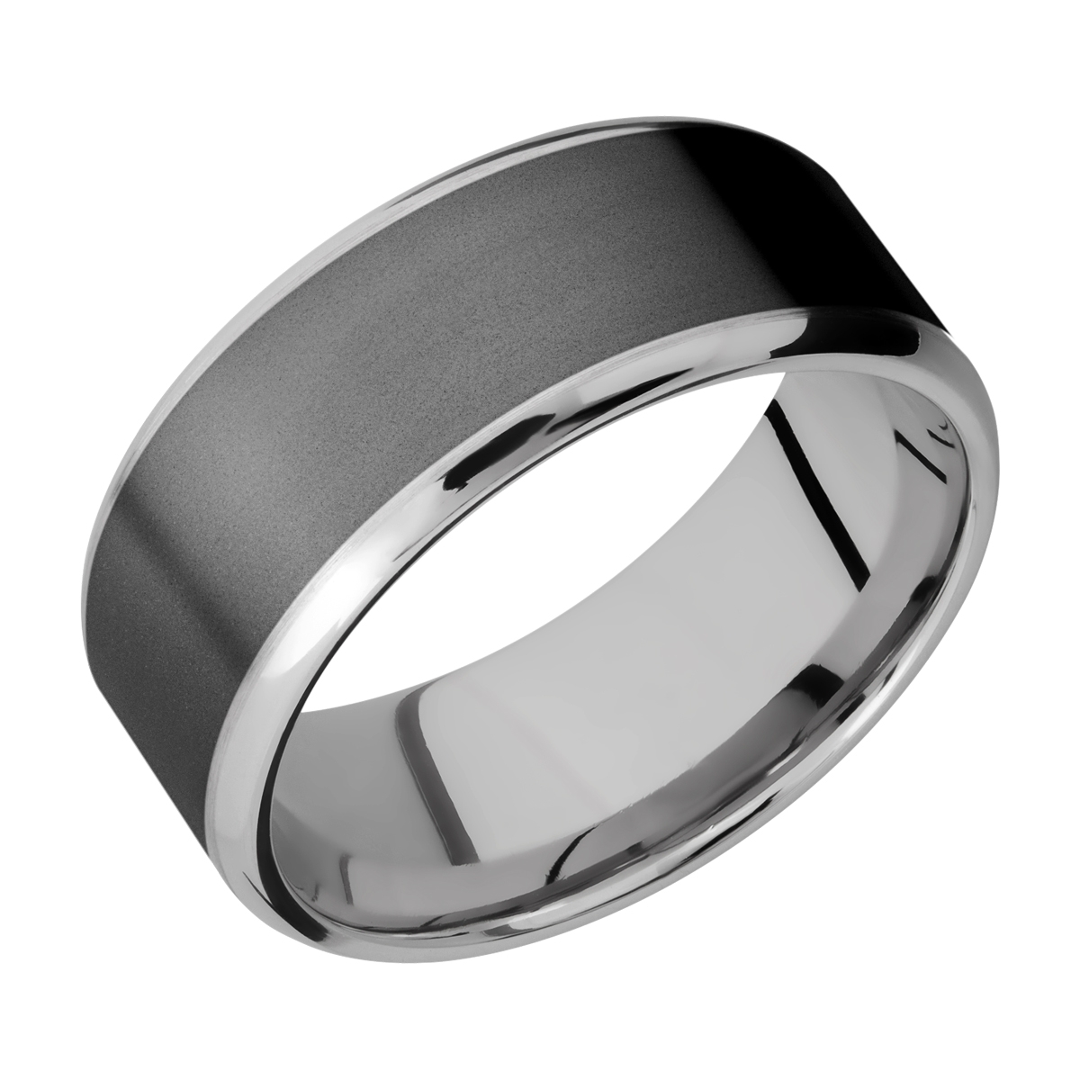Lashbrook PF9B17(NS)/ZIRCONIUM Titanium Wedding Ring or Band