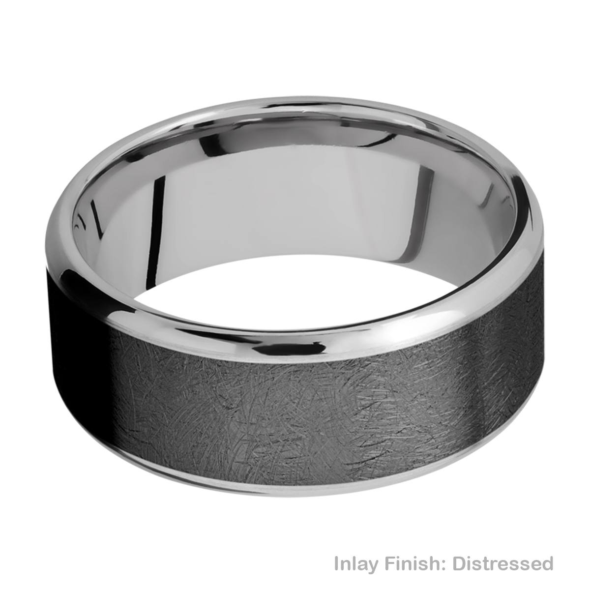 Lashbrook PF9B17(NS)/ZIRCONIUM Titanium Wedding Ring or Band