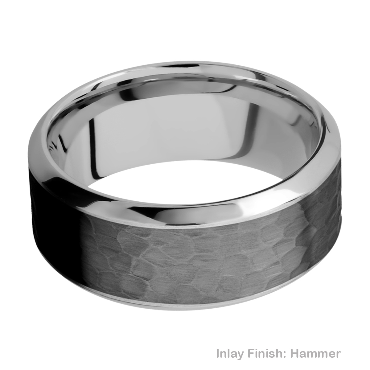 Lashbrook PF9HB16/ZIRCONIUM Titanium Wedding Ring or Band Alternative View 7
