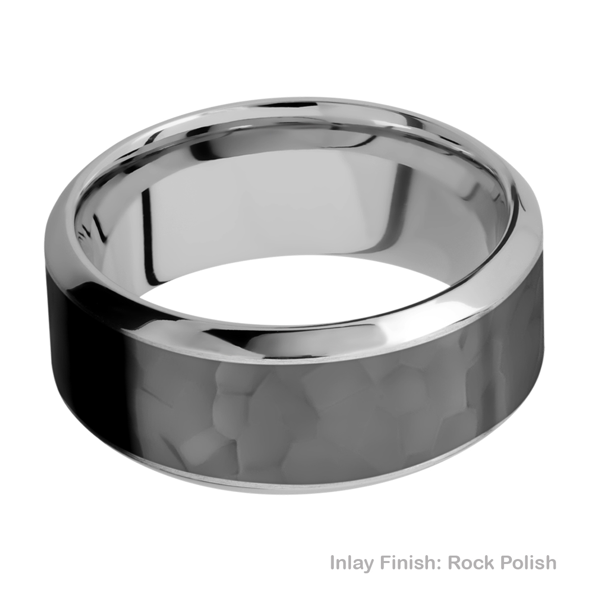 Lashbrook PF9HB16/ZIRCONIUM Titanium Wedding Ring or Band