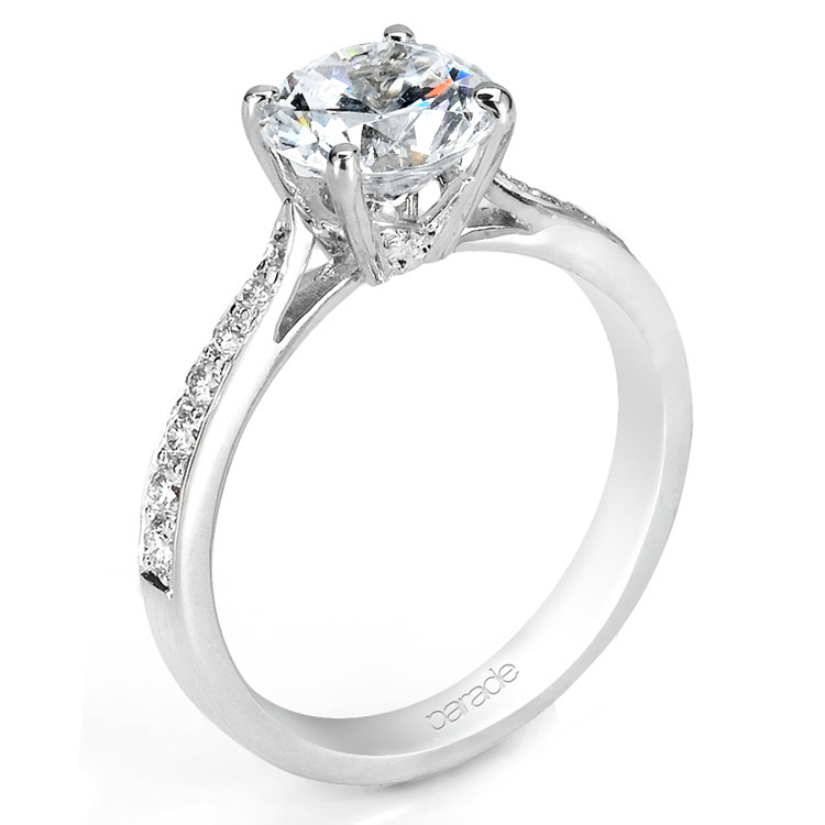 Parade New Classic R1686 14 Karat Diamond Engagement Ring