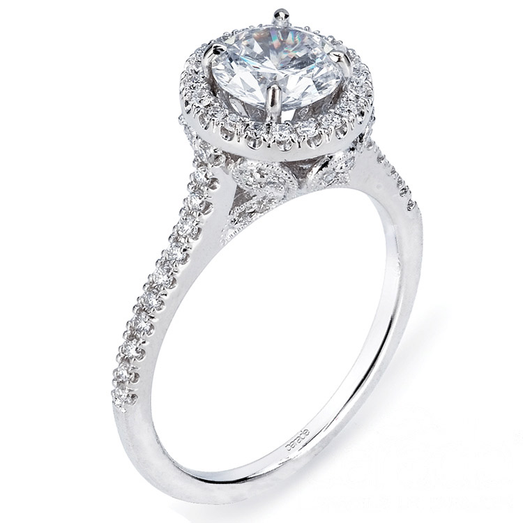 Parade Lyria Bridal R1866 Platinum Diamond Engagement Ring