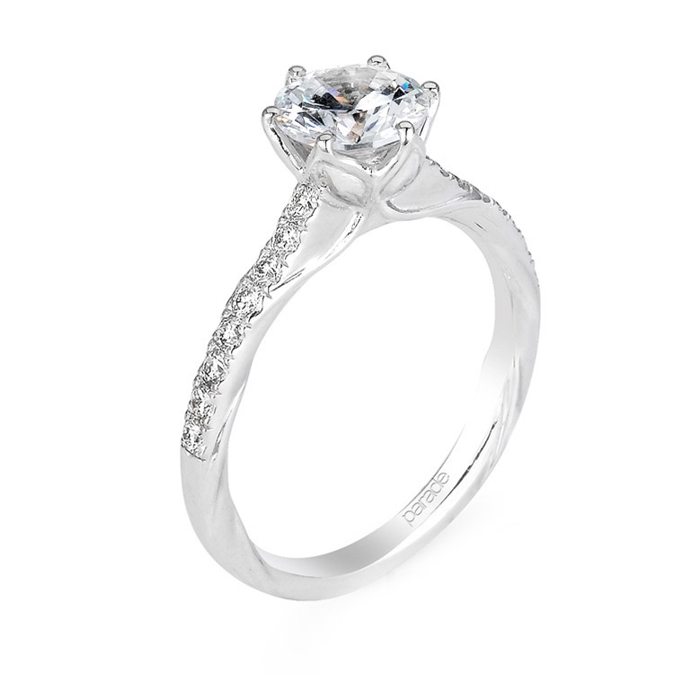 Parade Lyria Bridal R2463 Platinum Diamond Engagement Ring