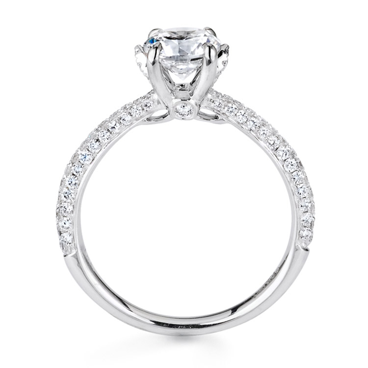 Parade New Classic R2695 Platinum Diamond Engagement Ring Alternative View 1
