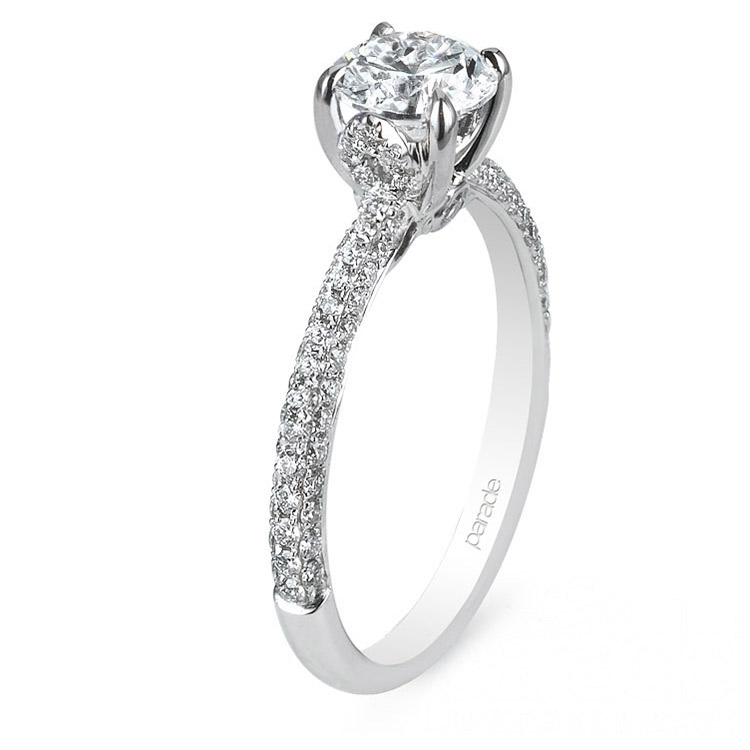 Parade New Classic R2695 Platinum Diamond Engagement Ring