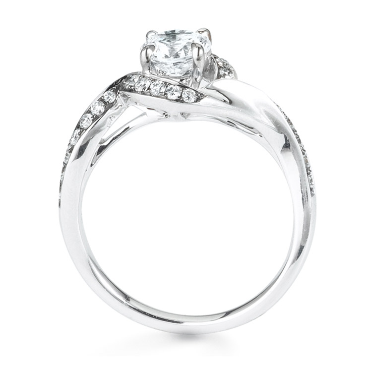 Parade Hemera Bridal R2712 Platinum Diamond Engagement Ring Alternative View 1