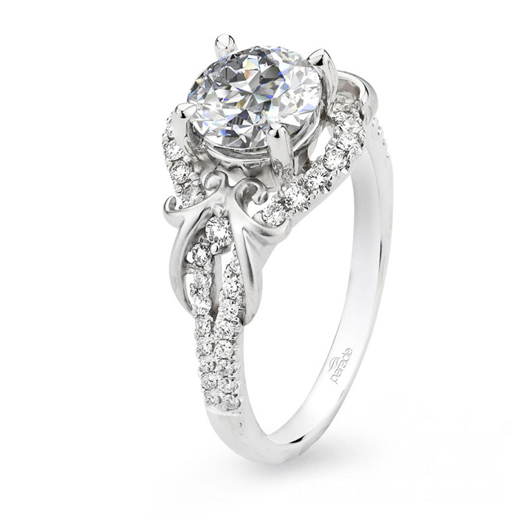 Parade Lyria Bridal R2954 14 Karat Diamond Engagement Ring Alternative View 1