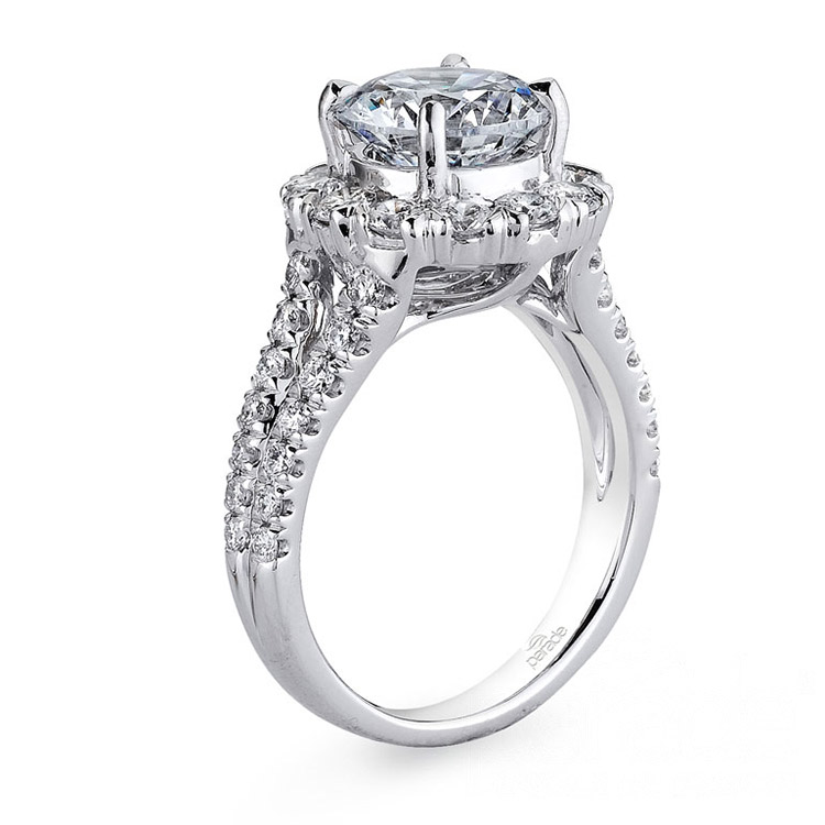 Parade Hemera Bridal R3003 Platinum Diamond Engagement Ring Alternative View 1