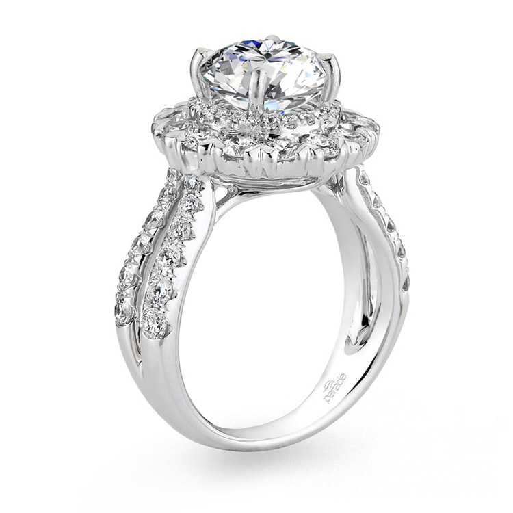 Parade Hemera Bridal R3007 Platinum Diamond Engagement Ring Alternative View 1