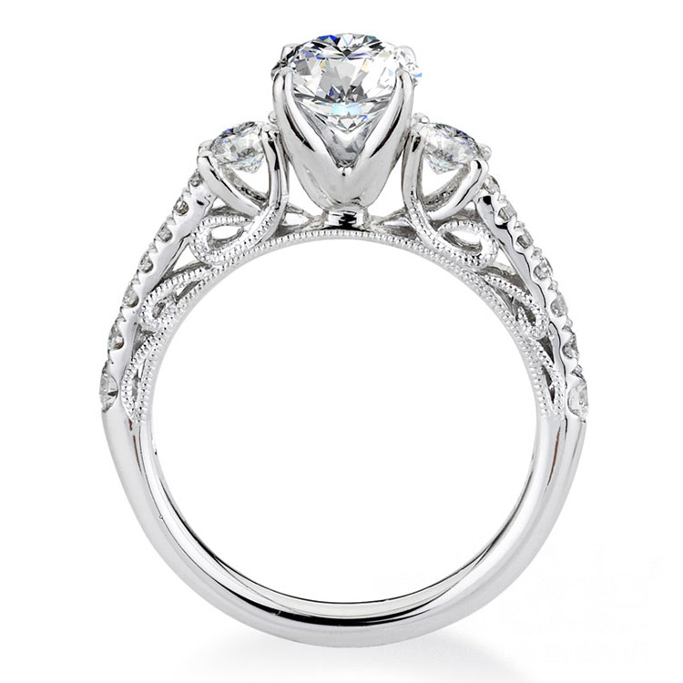 Parade Hera Bridal R3010 Platinum Diamond Engagement Ring Alternative View 1