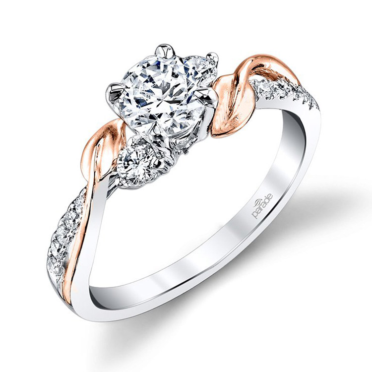 Parade Lyria Bridal R3121 18 Karat Diamond Engagement Ring Alternative View 1